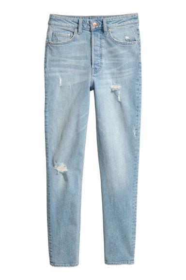 H & M - Vintage Skinny High Jeans - Blu