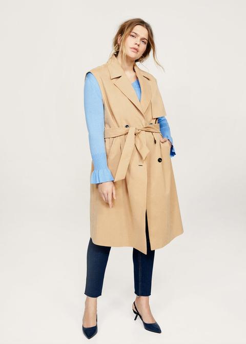 Gilet Trench Bottoni from Mango on 21 Buttons