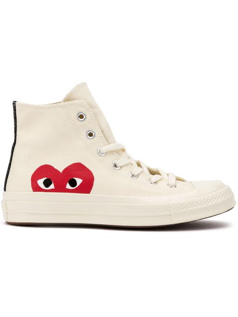 Comme Des Garçons Play X Converse Zapatillas Con Logo Lateral De Comme Des Garçons Play X Converse - Neutro