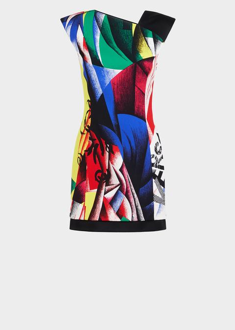 The Clash Print Mini Dress