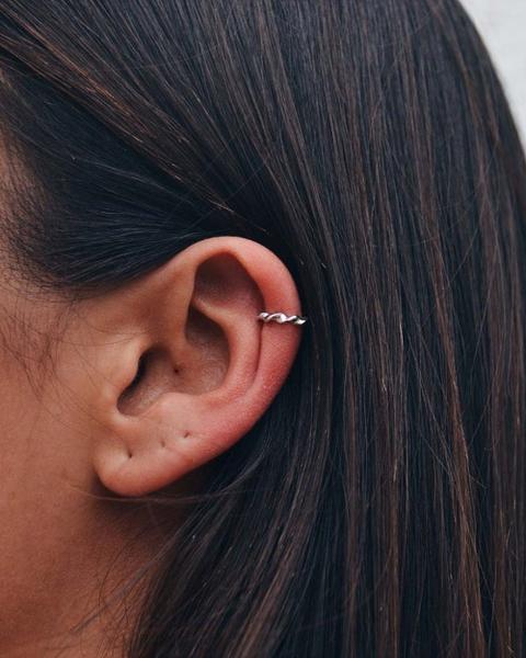 Pendiente Ear Cuff Spirale