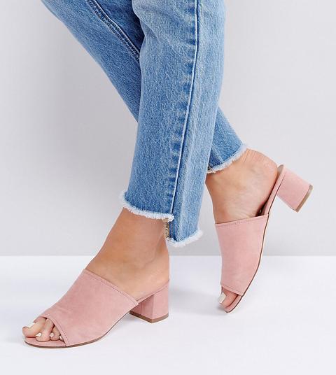 Mules De Tacón De New Look Wide Fit