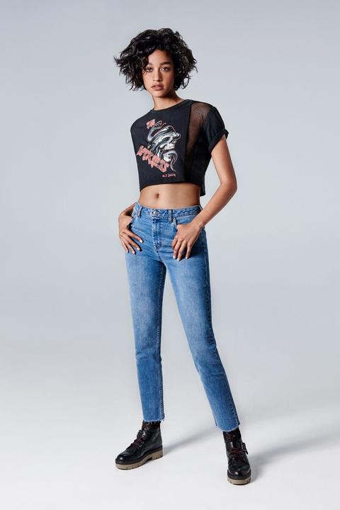 mid blue orson slim leg jeans