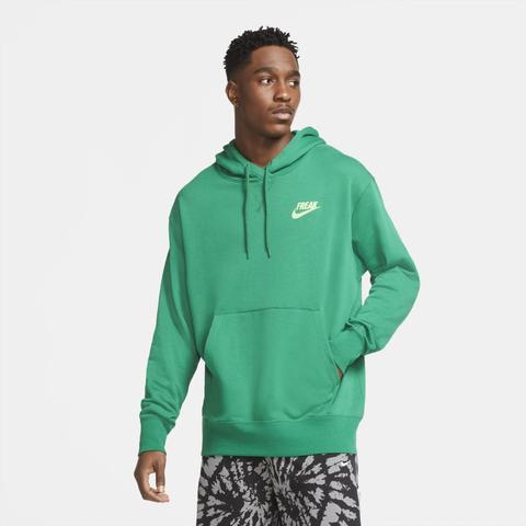 nike pullover hoodie green