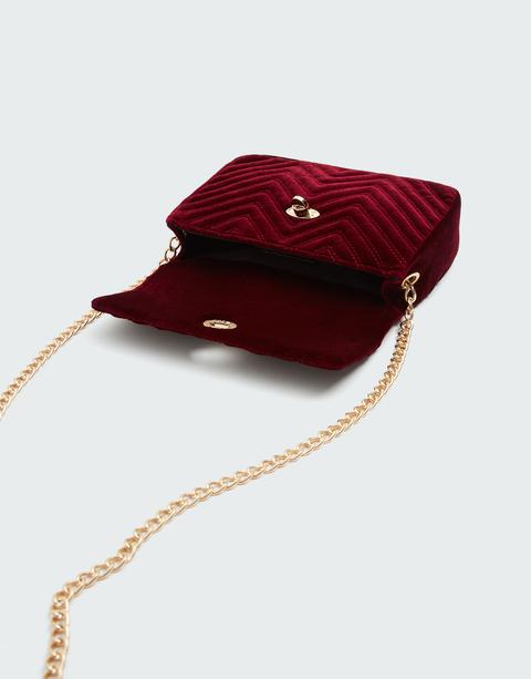 Bandolera Velvet Burdeos