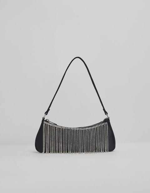 Rhinestone Fringe Bag