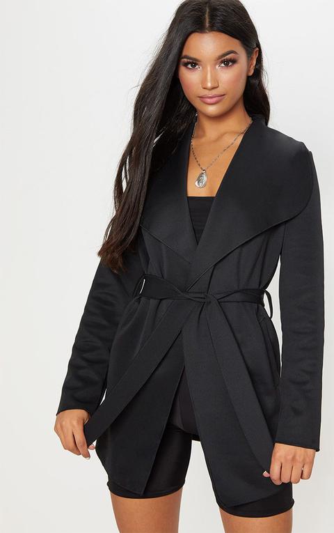 Lyla Black Scuba Waterfall Jacket