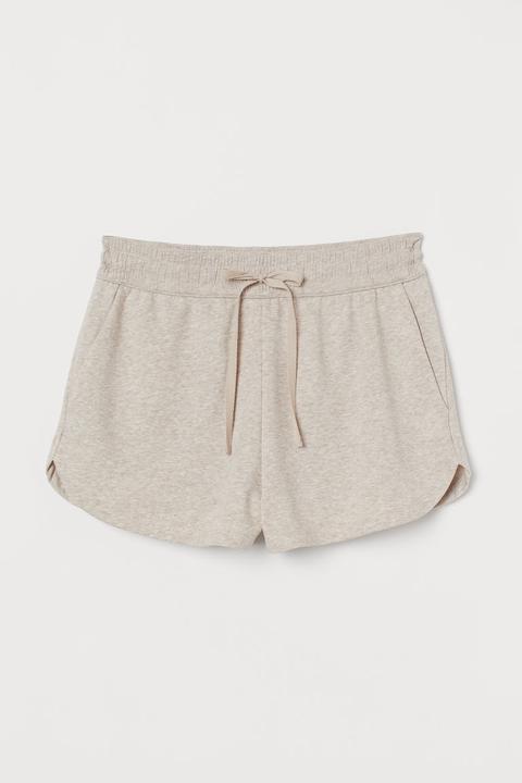 H & M - Shorts In Felpa - Beige