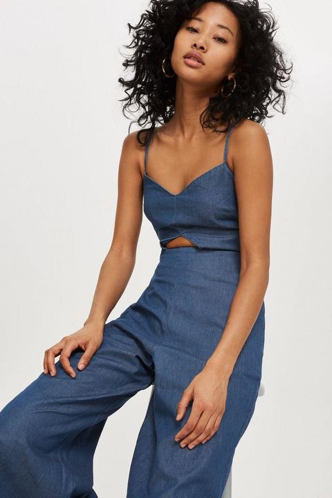 Cut Out Jumpsuit from Topshop on 21 Buttons