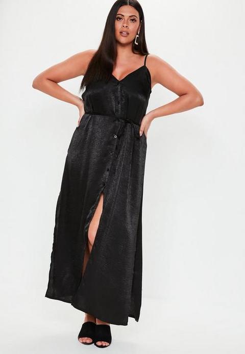 button down maxi dress plus size