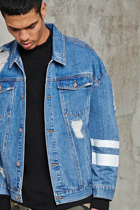 Distressed Denim Jacket