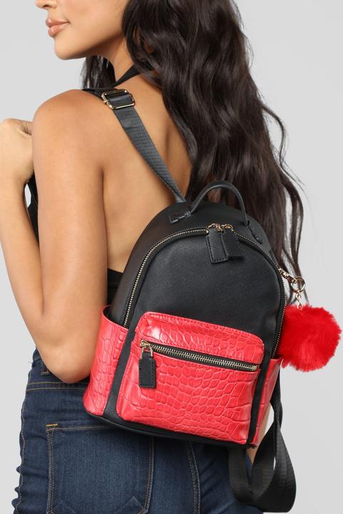 Later Gator Backpack - Black/red