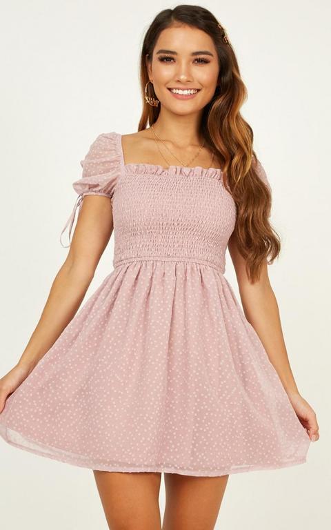 Sweet Sayings Dress In Dusty Rose from Showpo on 21 Buttons