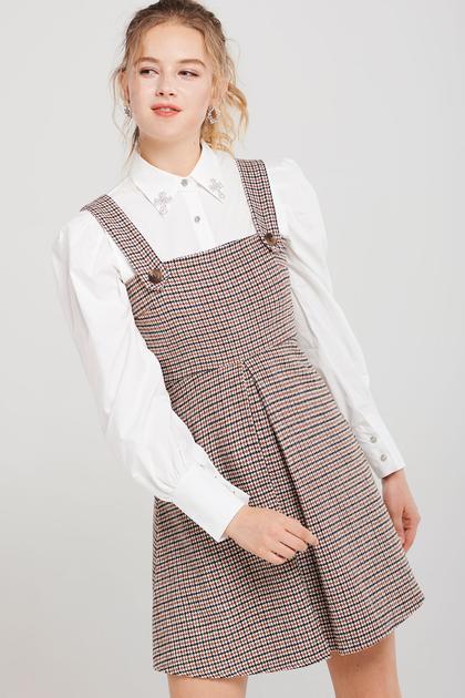 Greta Check Pinafore