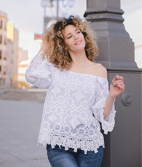 Blusa Pontevedra - Blanco