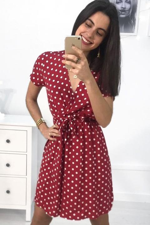 Vestido Tanetti Burdeos