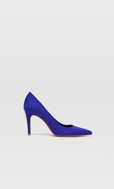 Stradivarius Chaussures Bleues Talon Aiguille Femme 35