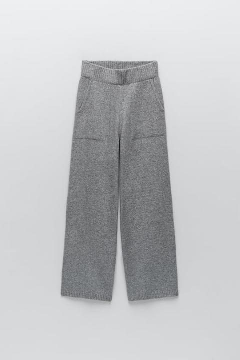 Oversize Knit Trousers