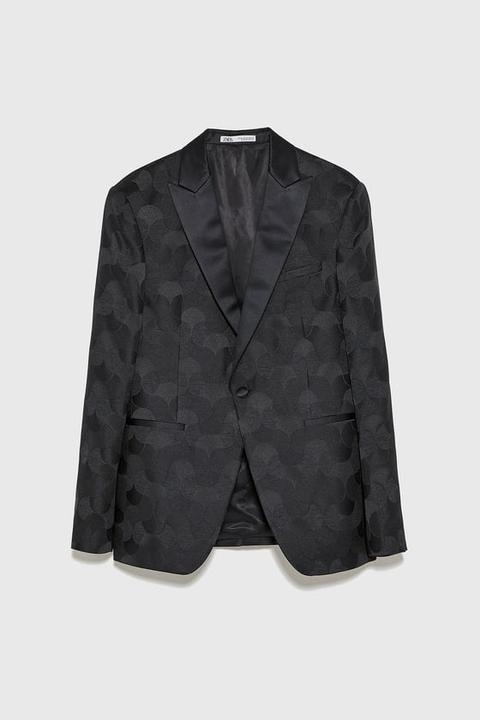 Blazer Smoking Jacquard