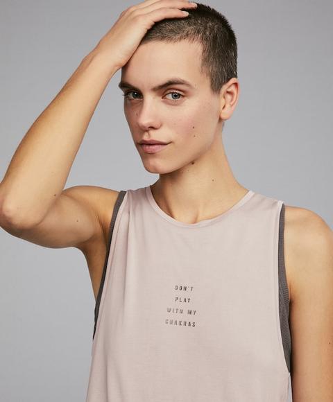 Camiseta Doble Con Mensaje de Oysho en 21 Buttons