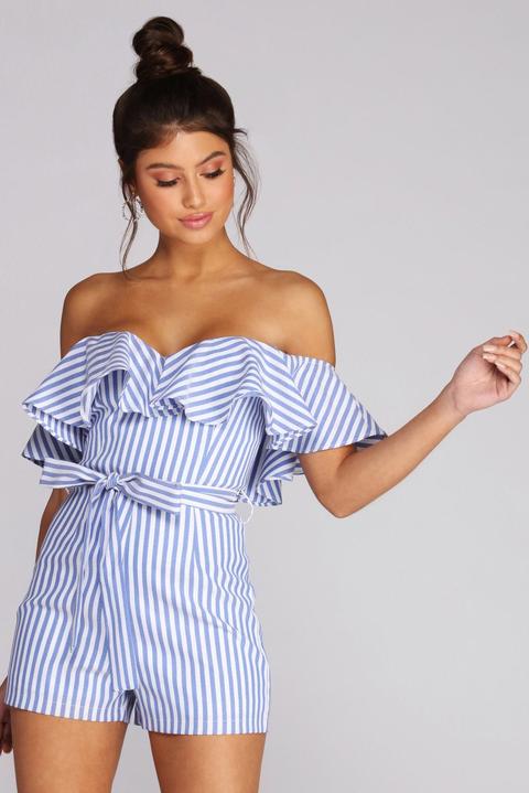 windsor striped jumpsuit