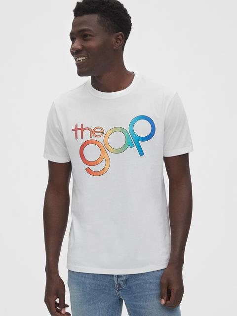 Gap + Pride Logo Crewneck T-shirt from 