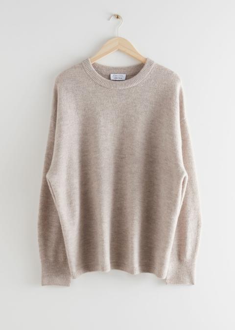Oversized Wool Knit Jumper