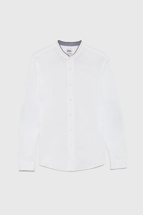 Camicia Piqué Toppe Sui Gomiti