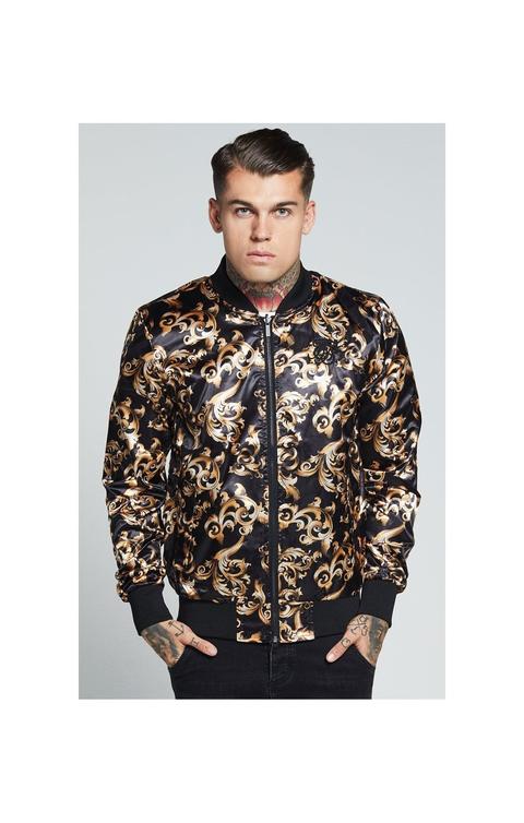 Sik silk clearance reversible bomber