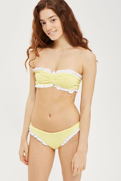 **frill Bikini Set By Hunza G