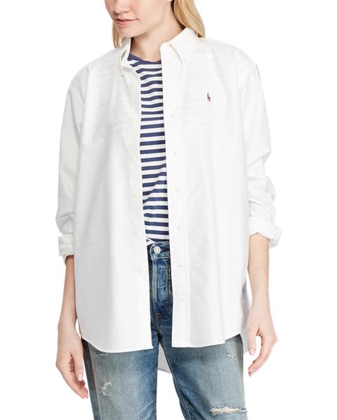 Camicia Oxford In Cotone Oversize