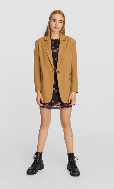 Blazer Boyfriend Beige