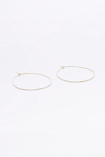 Textured Hoop Earrings - Womens One Size