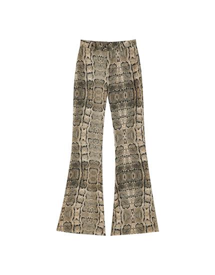 Pantalón Print Serpiente