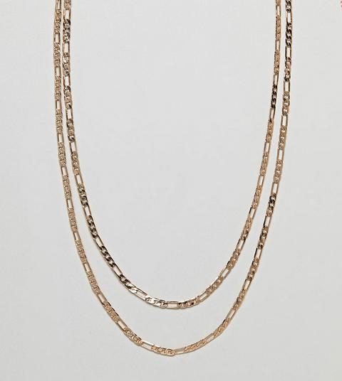 Pack De Cadenas Doradas Exclusivo En Asos De Reclaimed Vintage Inspired