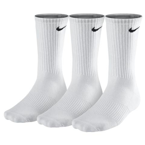 Nike Cotton Cushion Crew Calcetines (3 Pares) - Blanco