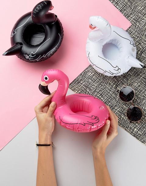Flotadores Para Bebidas Con Diseño De Flamenco De Big Mouth