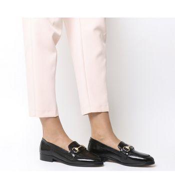 Office Fluster Loafer Black Groucho Leather