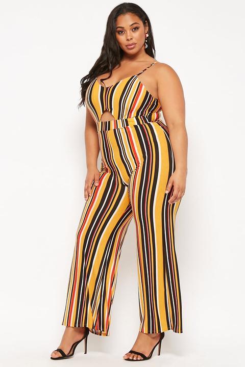 Jumpsuit Mit Streifen