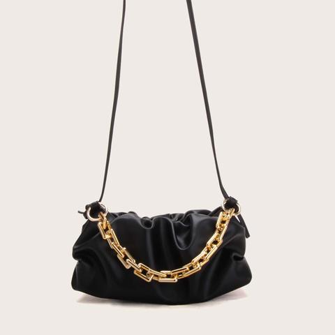 Chain Ruched Bag