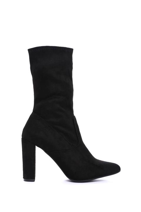 Black Block Heel Boots