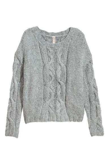 Pullover In Maglia A Trecce