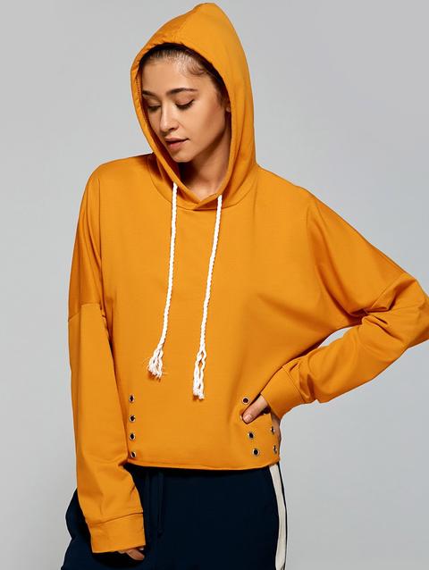 Lace Up Pullover Hoodie