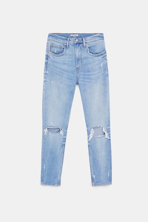 Zw Premium Slim Boyfriend Venice Blue Jeans
