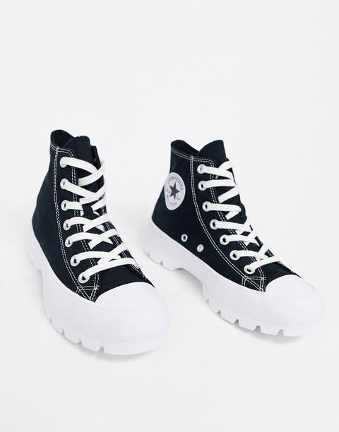 thick sole high top converse