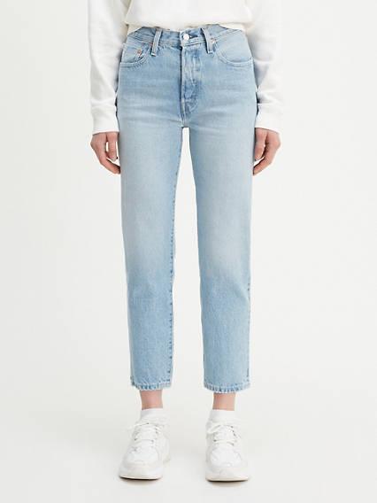 Levi's® Made & Crafted® 501® Crop Jeans Azul / Early Morning
