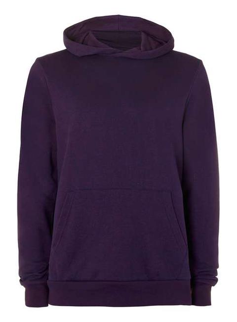 Purple And Burgundy Salt And Pepper Classic Fit Hoodie