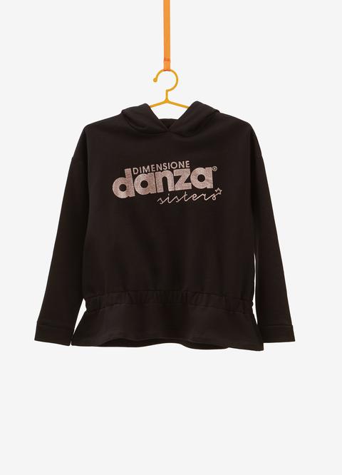 Felpa In Cotone Con Volant Dimensione Danza