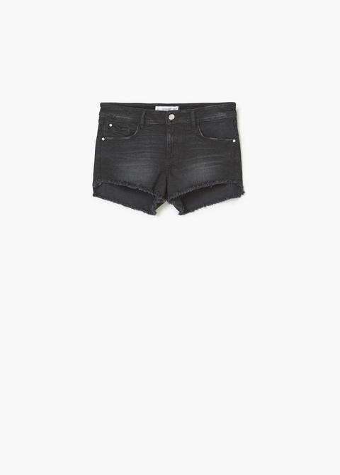 Short Denim Tiro Medio