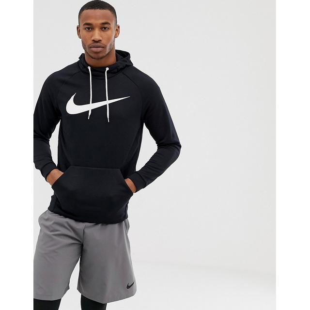 Nike Training Dry Felpa Nera Con Cappuccio E Logo Nike 885818